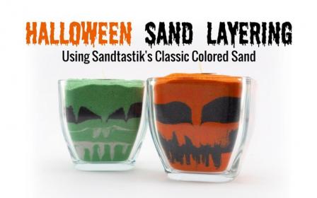 Halloween Sand Layered Ornaments